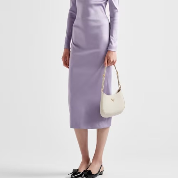 Prada Patent Leather Cleo bag in Ivory - Picture 8 of 9